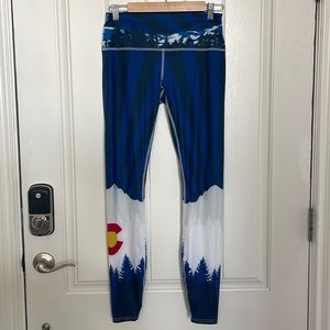 Colorado Threads Native Leggings with Colorado Flag